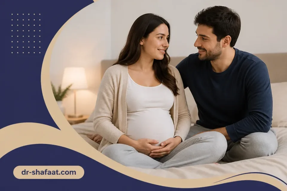 چه تغییراتی در میل جنسی در دوران بارداری طبیعی است — گفتوگوی زوج باردار درباره صمیمیت و رابطه جنسی ایمن در بارداری